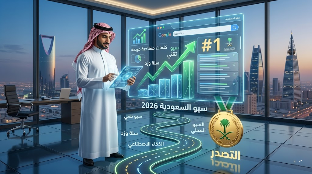الدليل الشامل لتحسين محركات البحث (SEO) في السعودية 2026: خريطة طريقك للتصدر